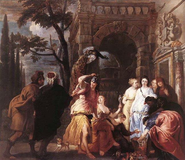 Erasmus Quellinus Achilles among the Daughters of Lycomedes Sweden oil painting art
